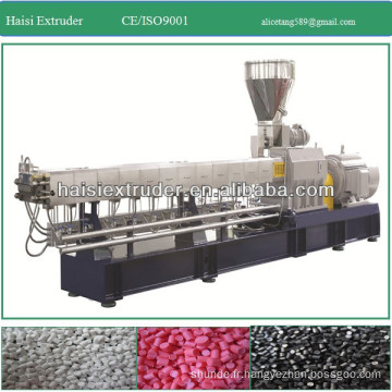 Granules de plastique bi-vis PP/PE/PVC faisant la machine